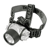 Milestone Camping 53380 7 LED Head Torch Light with Pivoting Ball Head/Lightweight and Comfortable/Perfect for Running, Walking, Camping, Reading, Hiking, DIY & More/Battery Operated