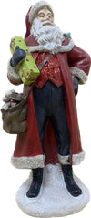 Premier Decorations Santa with Gifts - Pair of Ornaments