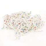 300 multi-coloured LED snowing icicle Christmas lights – 5.88m