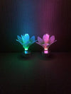 Table Decorations Set of 6 Fibre Optic Light up Flower Battery Operated