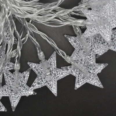 30 Battery Operated Star Lights Cool White