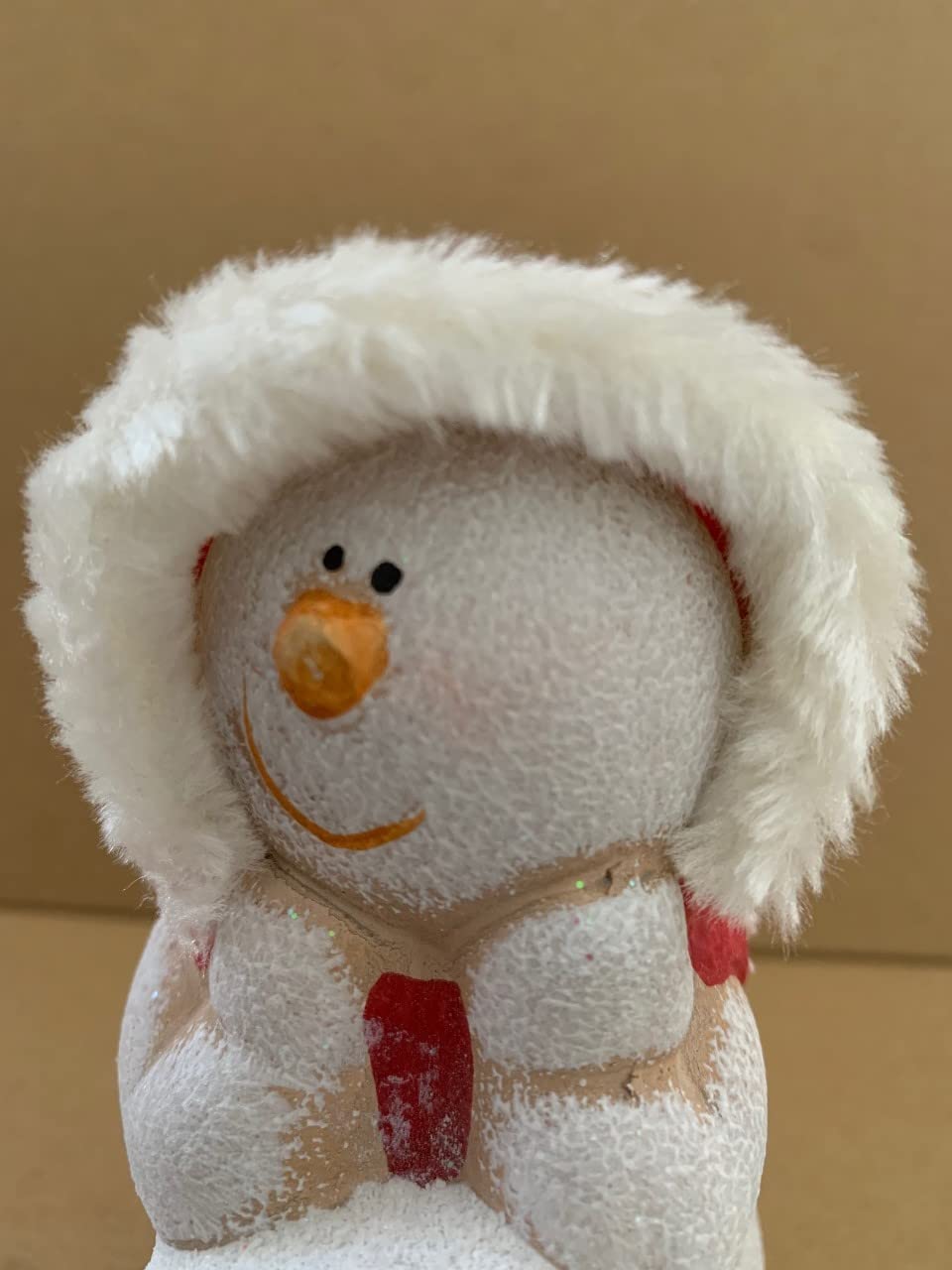 Ceramic Snowman With Snowball