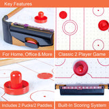 Global Gizmos 51cm tabletop air hockey game