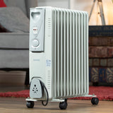 Benross white 13-fin 2500W oil filled radiator