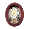 Rhythm Small World Wooden Magic Motion Musical Wall Clock