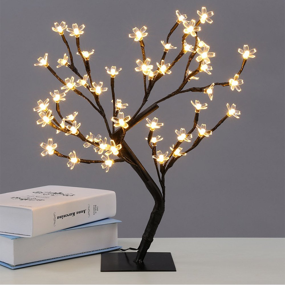 45cm warm white LED cherry blossom tree – 48 lights