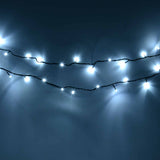 300 bright white LED chaser Christmas lights – 20.9m