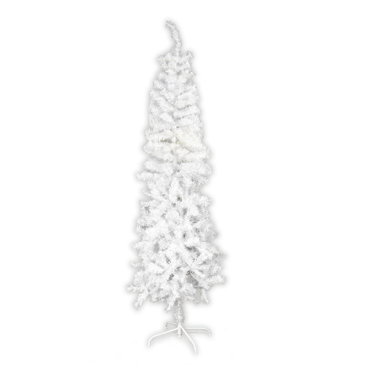6ft slimline white artificial Christmas tree – 560 tips