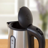 Quest stainless steel 1.7L cordless kettle
