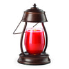 Candle Warmers Etc. Hurricane rustic brown candle warmer lantern