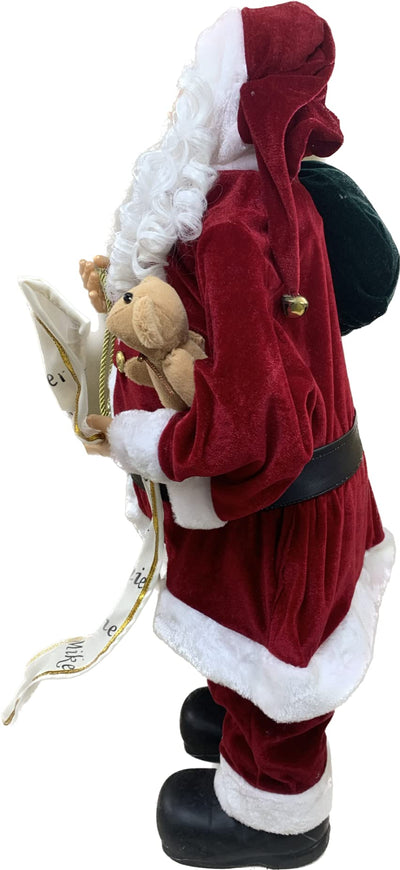 45cm Standing Santa Claus Christmas Decoration