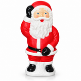 70cm waving Santa blow-mould light-up Christmas figure front view