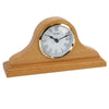 Widdop Napoleon light wood quartz mantel clock