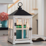 Candle Warmers Weathered White Wood Candle Warmer Lantern Lamps