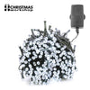 The Christmas Workshop 77470 200 Bright White LED Chaser Christmas Lights / Indoor or Outdoor Fairy Lights / 13.9 Metres / 8 Light Modes / Great For Christmas, Weddings & Gardens