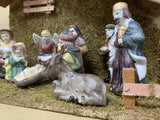 Nativity Scene with 11 Hand-Painted Porcelain Figurines - 97112