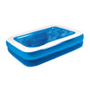 Benross 83400 Family Inflatable Rectangular Paddling Swimming Pool, 2.6m x 1.75m, Blue