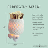 Candle Warmers Etc. Pineapple plug-in wax melt fragrance warmer