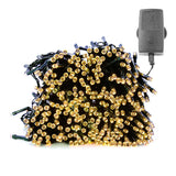 200 warm white LED chaser Christmas lights – 13.9m