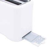Quest white 870W 2-slice toaster with adjustable browning