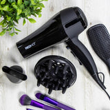 Red Hot black 2200W hair dryer with diffuser and concentrator