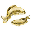 Febland gold ceramic koi fish ornament – 37cm