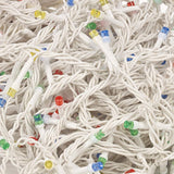 300 multi-coloured LED snowing icicle light detail