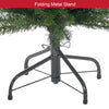 The Christmas Workshop 70660 6ft Green Pre-Lit Slimline Artificial Indoor Decoration | Includes Folding Metal Christmas Tree Stand | 560 Tips & 110 LED Lights