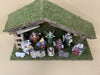 Nativity Stable & 11 Porcelain Figures - 98017