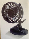 Powatron 7 inch Clip on Desk Fan USB Rechargeable