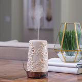 Airomé Flourish 100ml ceramic ultrasonic essential oil diffuser