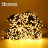 The Christmas Workshop 70740 200 Warm White LED Chaser Christmas Lights / Indoor or Outdoor Fairy Lights / 13.9 Metres / 8 Light Modes / Great For Christmas, Weddings & Gardens