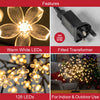 LED Blossom Tree 128 Warm White Lights - 60cm