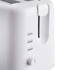 Quest 34279 2 Slice Toaster / Variable Browning Control / Reheat and Defrost / Crumb Tray and Cord Storage / White / 870W