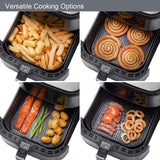 Quest 5.5L 1800W digital air fryer in black
