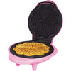 Global Gizmos pink heart-shaped waffle maker