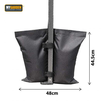 MYGARDEN Canopy Weight Bags Sand Bags For Instant Outdoor Sun Shelter Canopy Legs, 4-Pack