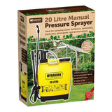 20 litre manual backpack pressure sprayer with long lance