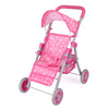 Toyrific Snuggles Deluxe pink foldable dolls buggy
