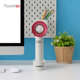 MyGarden USB rechargeable bladeless fan – white and red