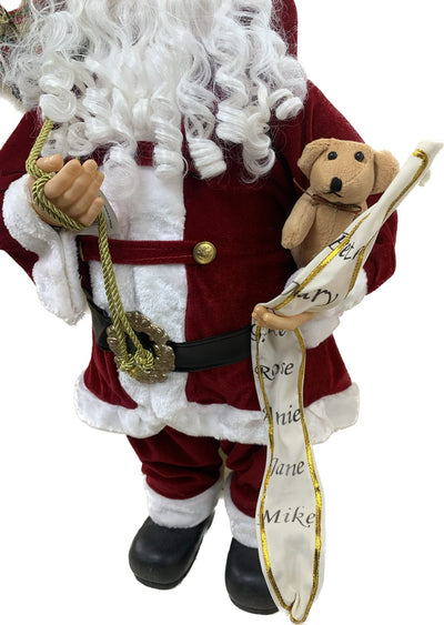 45cm Standing Santa Claus Christmas Decoration