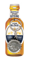 Top Bloke Bottle Top Design Key Ring Bottle Opener - Personalised to The Name of"Carl"