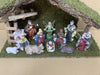 Nativity Stable & 11 Porcelain Figures - 98017