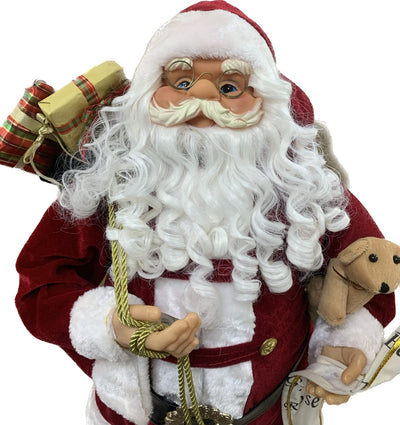 45cm Standing Santa Claus Christmas Decoration