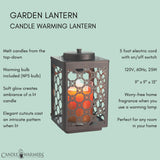 Candle Warmers Etc. bronze geometric candle warmer lantern