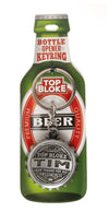 Top Bloke Bottle Top Design Key Ring Bottle Opener - Personalised to The Name of"Tim"