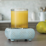 Candle Warmers Chevron 2-in-1 wax melt and jar candle warmer