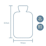 Night Owl 2 litre rubber hot water bottle