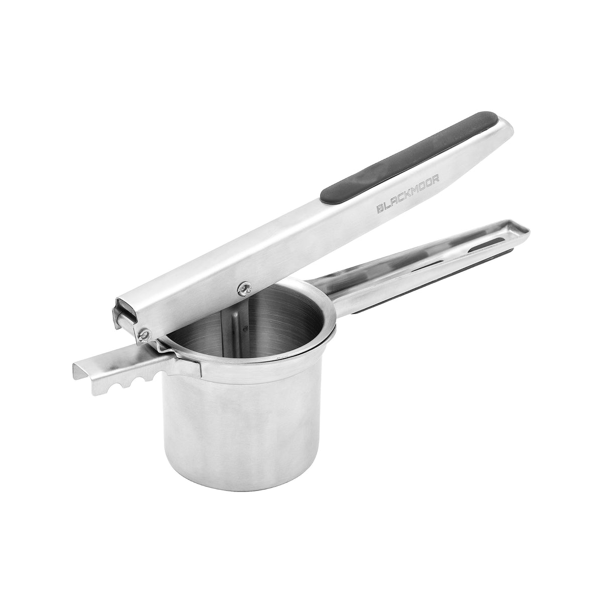 Blackmoor stainless steel potato ricer with three interchangeable plates