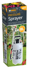 MYGARDEN GARDEN PRESSURE SPRAYER KNAPSACK WEEDKILLER CHEMICAL FENCE WATER SPRAY BOTTLE (8Litre)